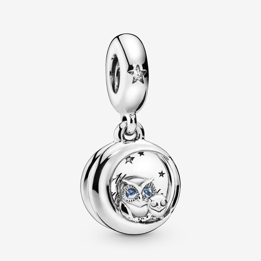 Pandora Always by Your Side Owl Dingla Silver | 160WBCZMS