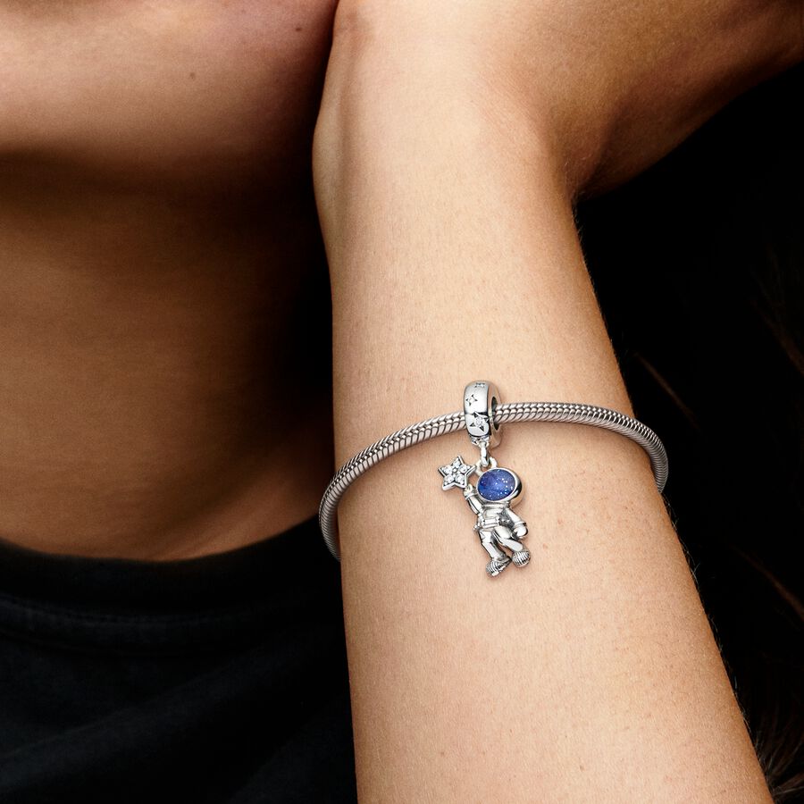 Pandora Astronaut In The Galaxy Dingla Silver | 054WNVTJC