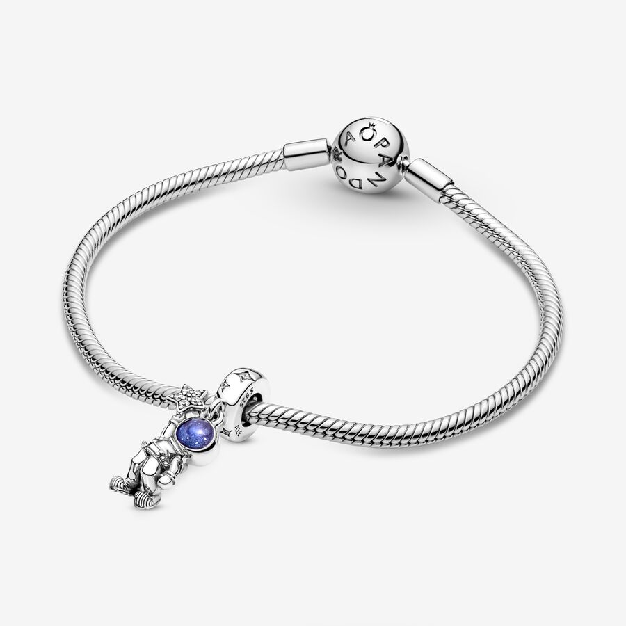 Pandora Astronaut In The Galaxy Dingla Silver | 054WNVTJC