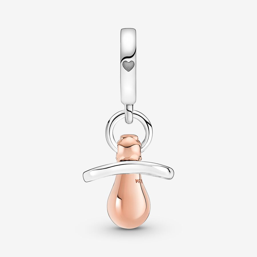 Pandora Baby Pacifier Dingla Two-tone | 372GBYKNL