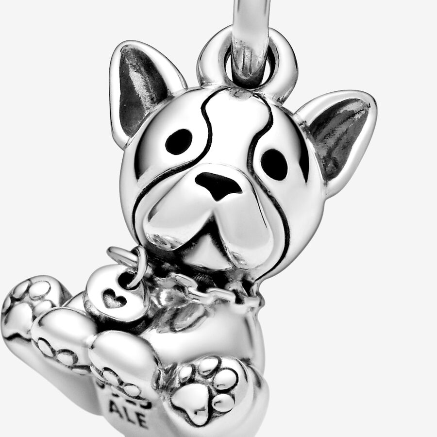 Pandora Bulldog Puppy Dingla Silver | 670SYLXEW