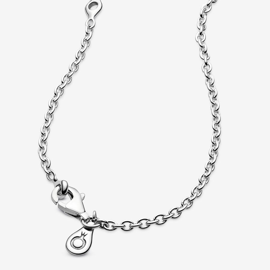 Pandora Cable Berlocker Silver | 582XVYEAS