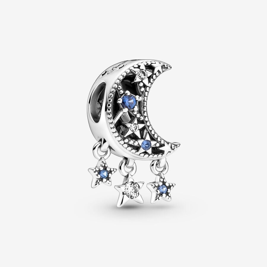 Pandora Celestial Bleu Berlocker Olika Färger | 462LRTYZI