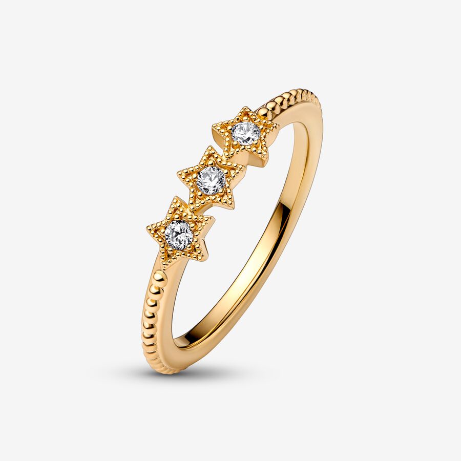 Pandora Celestial Stars Stapelbar Guld | 580TRASUX