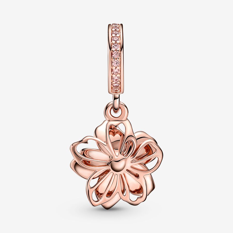 Pandora Cherry Blossom Dingla Rosa Guld | 260RYEXSI