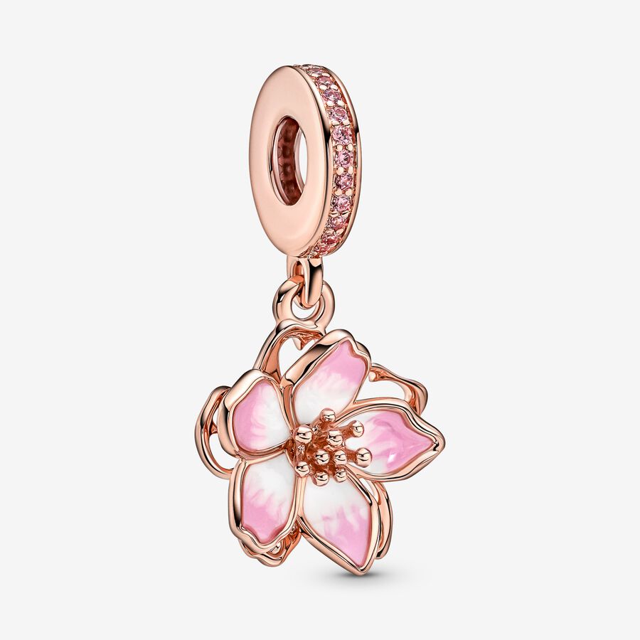 Pandora Cherry Blossom Hängen Olika Färger | 824ZJBQXD