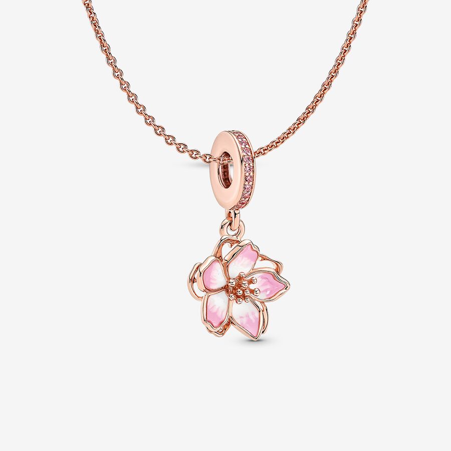 Pandora Cherry Blossom Hängen Olika Färger | 824ZJBQXD