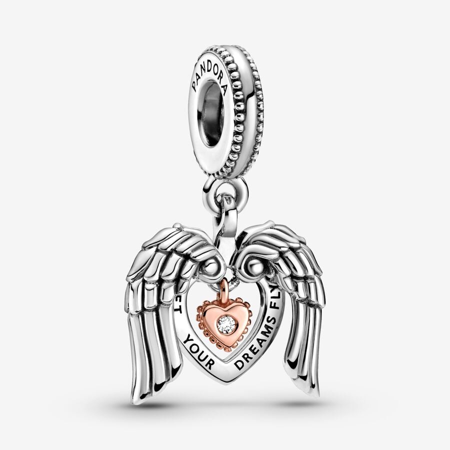 Pandora Club 2021 Angel Wings Dingla Two-tone | 945EBJXNQ