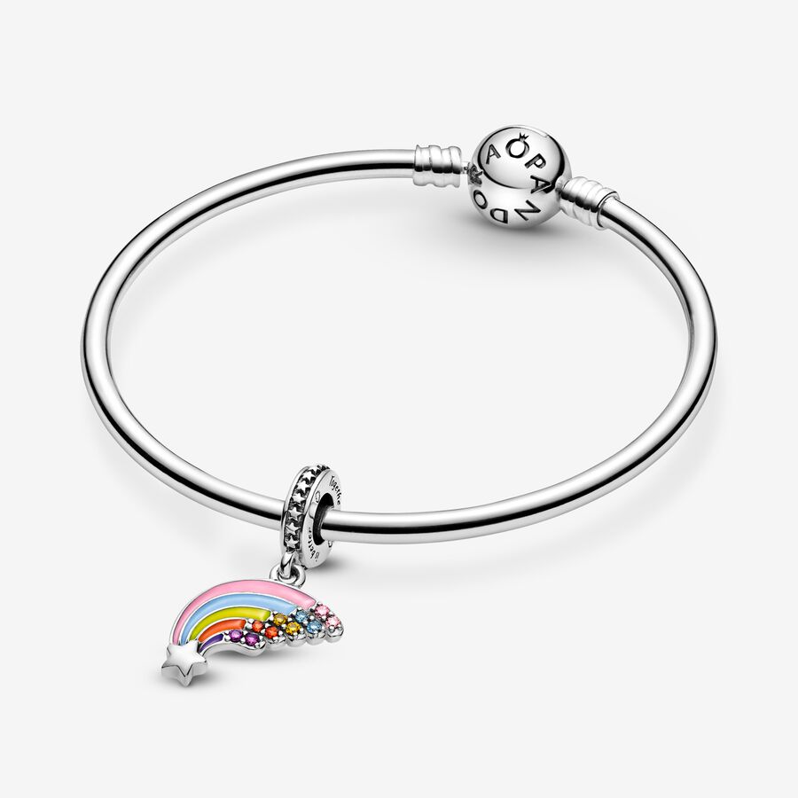 Pandora Colourful Rainbow Dingla Silver | 963CAUMED