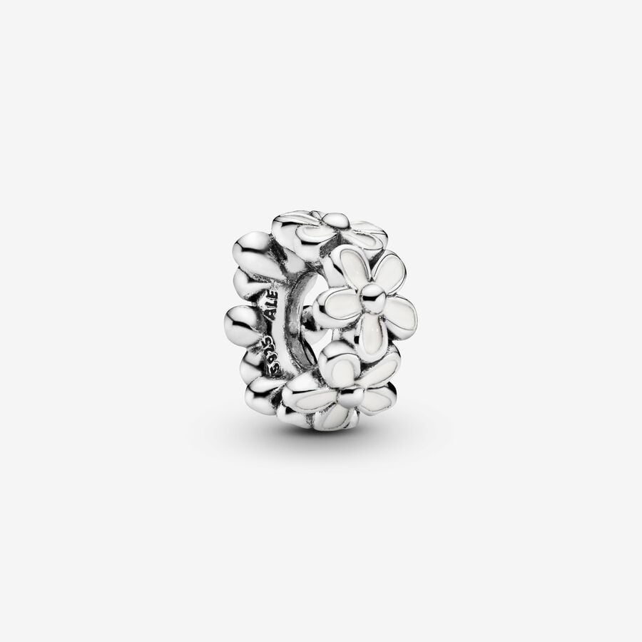 Pandora Daisy Flower Spacer Silver | 804RHCYPB