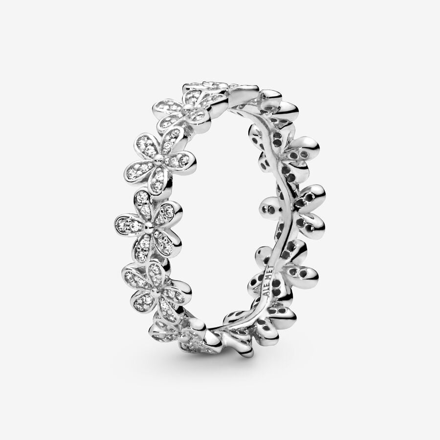 Pandora Dazzling Daisy Meadow with Clear CZ Band Silver | 485LOIDJF