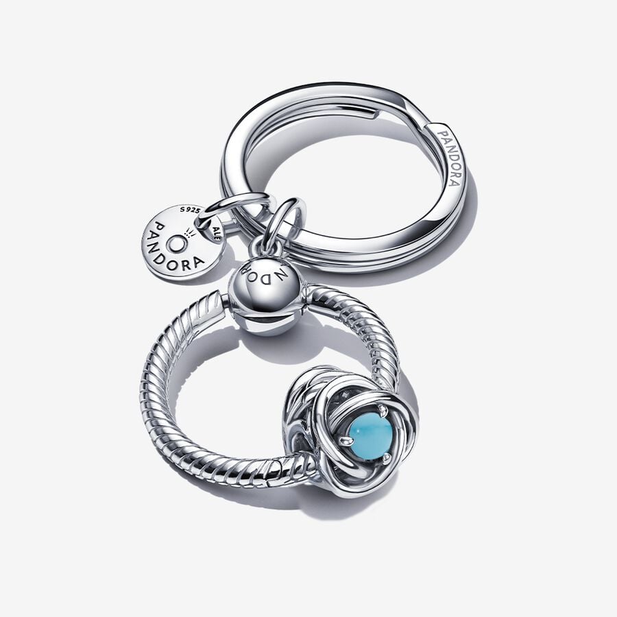 Pandora December Birthday Key Berlocker Olika Färger | 298AZOXBE