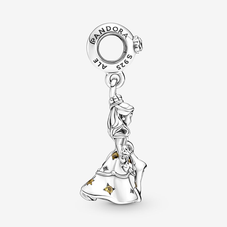 Pandora Disney Beauty the Beast Dancing Belle Dingla Silver | 026GJSMPX