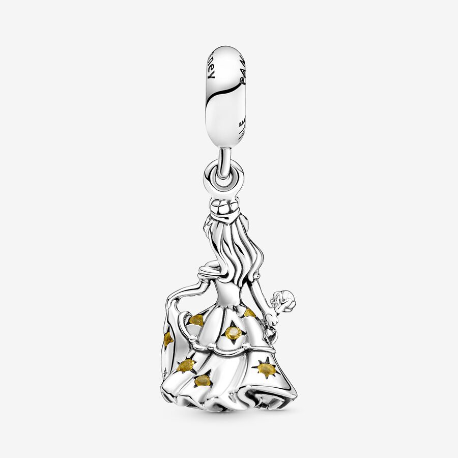 Pandora Disney Beauty the Beast Dancing Belle Dingla Silver | 026GJSMPX