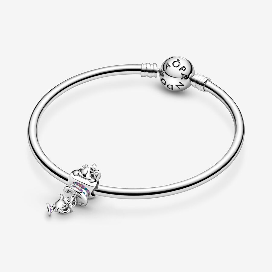 Pandora Disney Beauty the Beast Mrs. Potts Chip Dingla Silver | 958ESWMXR