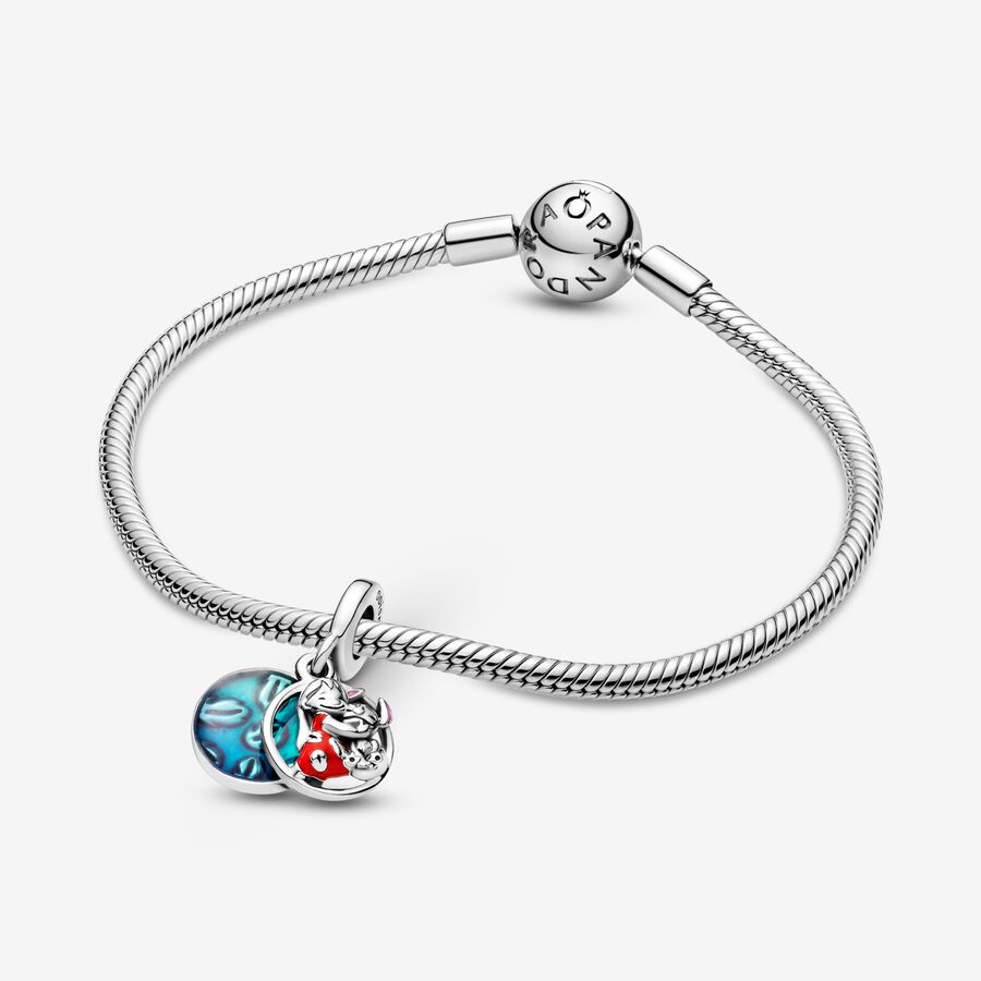 Pandora Disney Lilo & Stitch Family Dingla Silver | 805YVGZPR