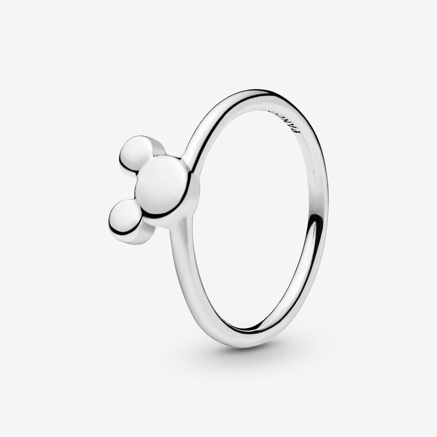 Pandora Disney Mickey Silhouette Stapelbar Silver | 724DPLOZY