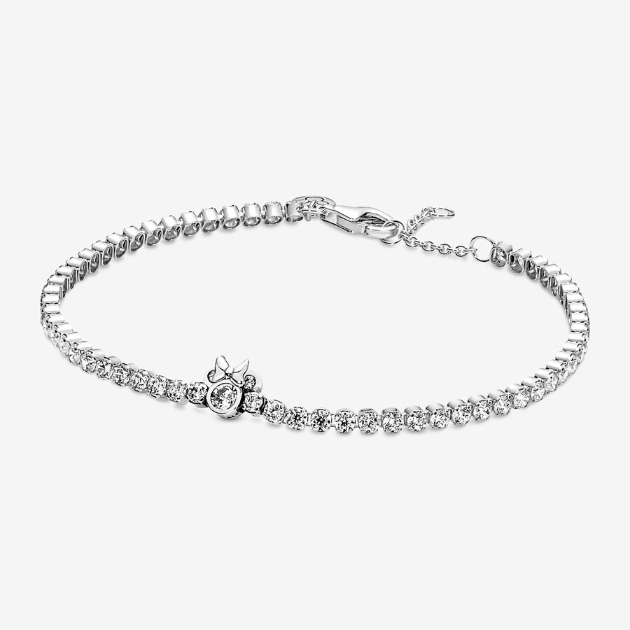 Pandora Disney Minnie Mouse Tennis Kedja Silver | 706WGVEUT