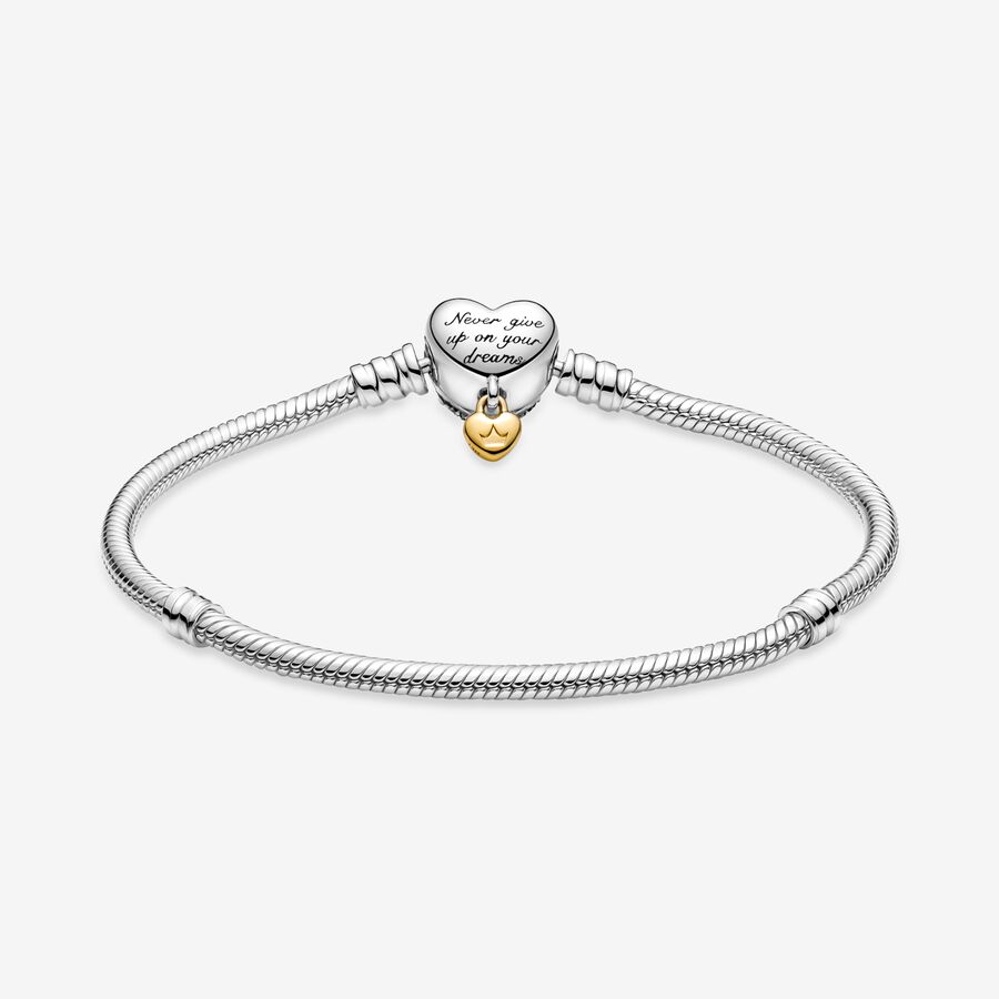 Pandora Disney Princess Moments Snake Berlocker Two-tone | 549PXHCTD