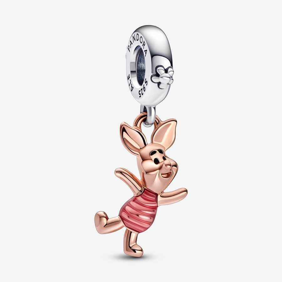 Pandora Disney Winnie the Pooh Piglet Dingla Two-tone | 759KRHJEC