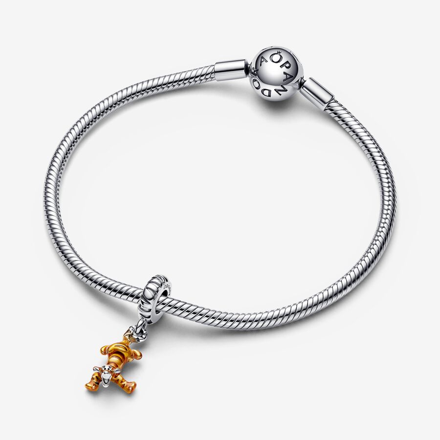 Pandora Disney Winnie the Pooh Tigger Dingla Silver | 127IZHSEM