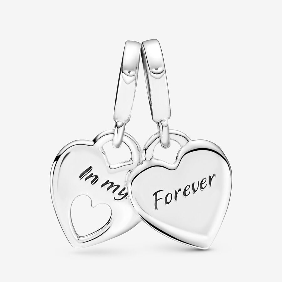 Pandora Double Split Dingla Silver | 835FJCPTR