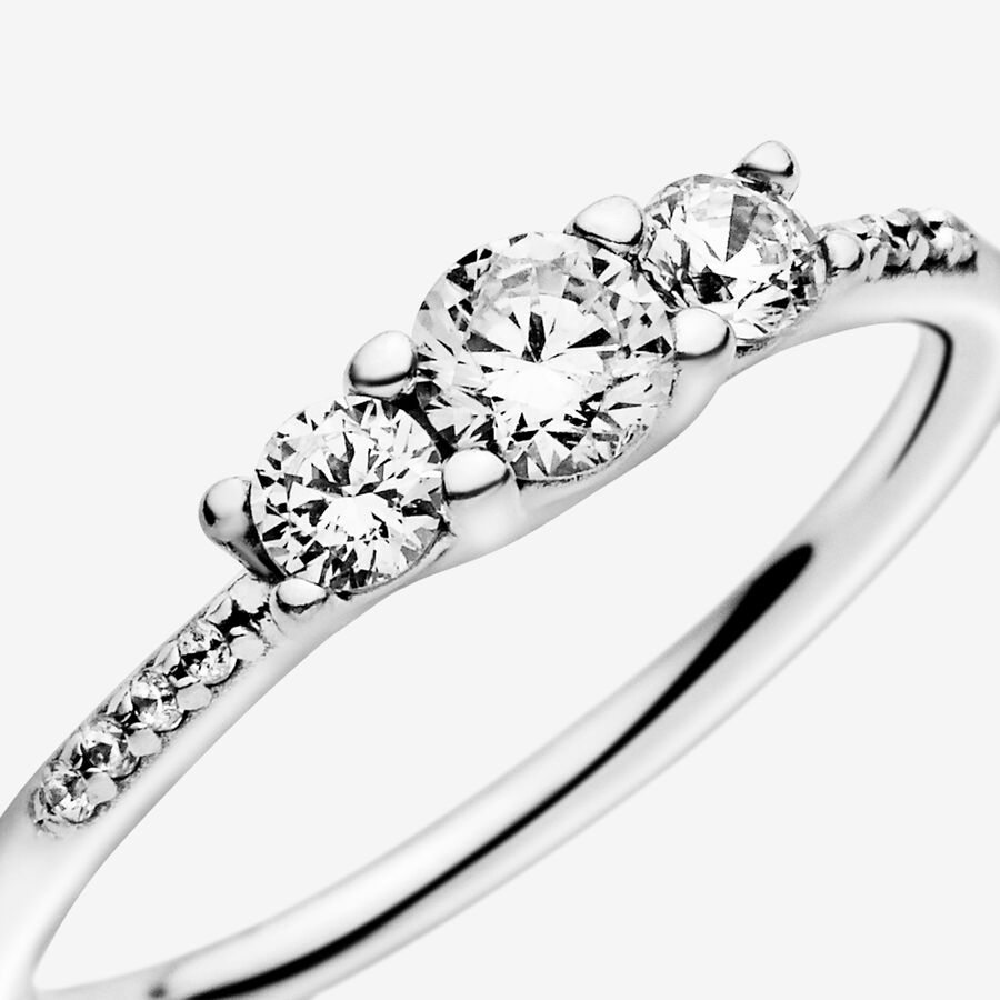 Pandora Fairytale Sparkle with Clear CZ Hjärta Silver | 703PWCTSZ