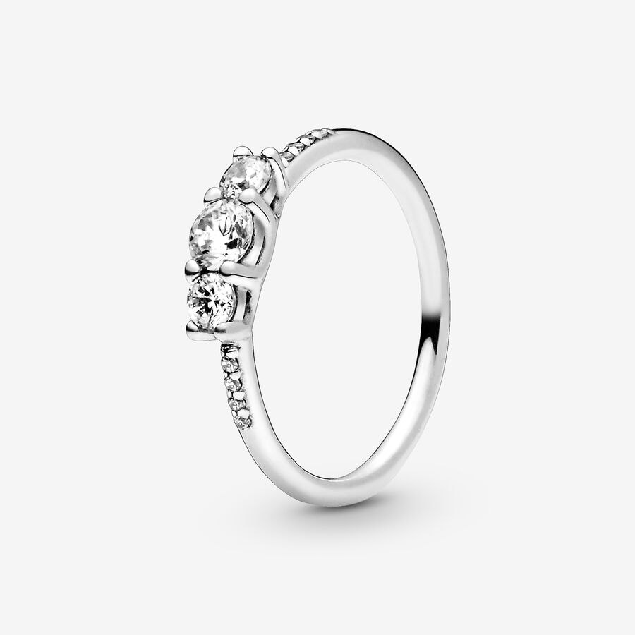 Pandora Fairytale Sparkle with Clear CZ Hjärta Silver | 703PWCTSZ