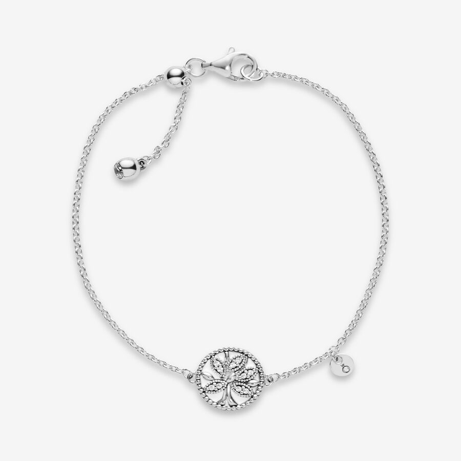 Pandora Family Tree Kedja Silver | 158VGBHJN