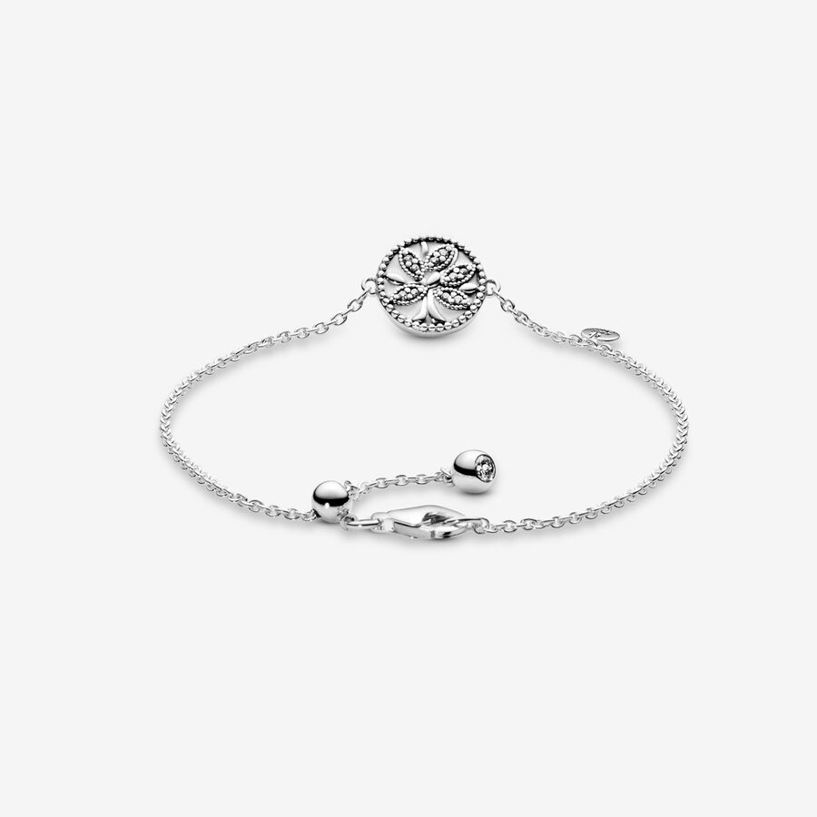 Pandora Family Tree Kedja Silver | 158VGBHJN