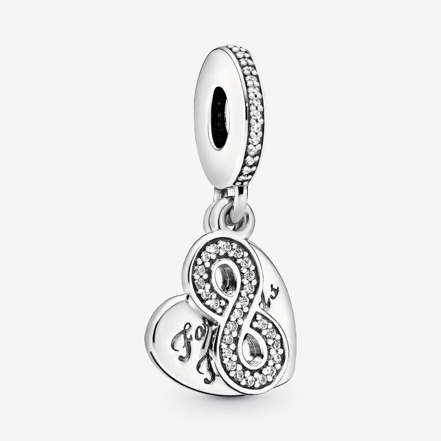 Pandora Forever Friends with Clear CZ Dingla Silver | 410SROBWH