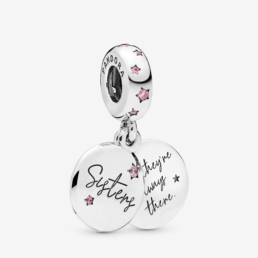 Pandora Forever Sisters Dingla Silver | 854OEPCQK