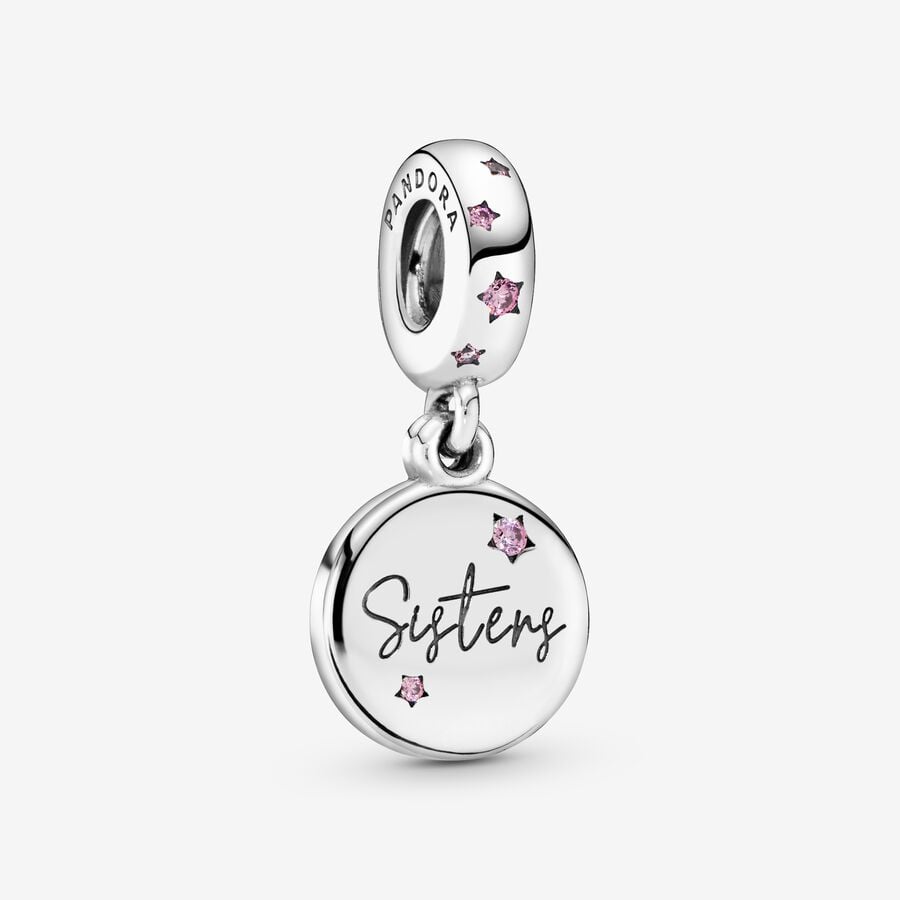 Pandora Forever Sisters Dingla Silver | 854OEPCQK