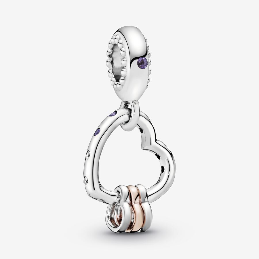 Pandora Full of Hearts Dingla Two-tone | 623JCOWIU