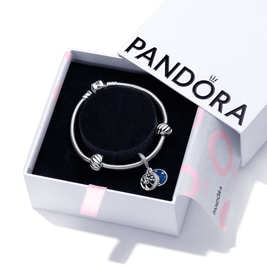 Pandora Galaxy Moon Set Berlocker Olika Färger | 908DHANTJ