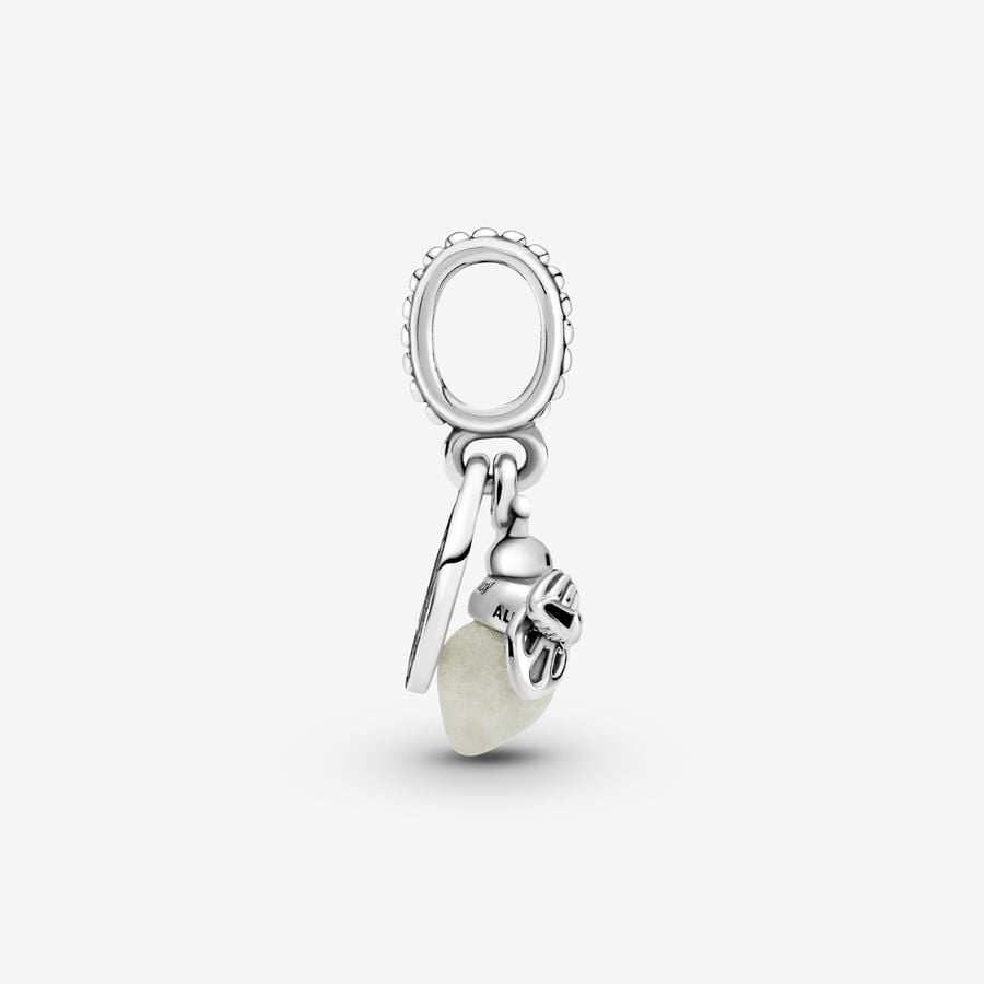 Pandora Glow-in-the-dark Firefly Berlocker Silver | 209WPOQKL