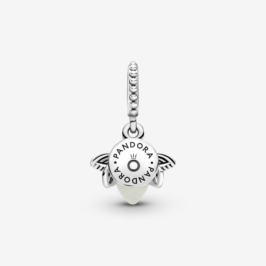 Pandora Glow-in-the-dark Firefly Berlocker Silver | 209WPOQKL