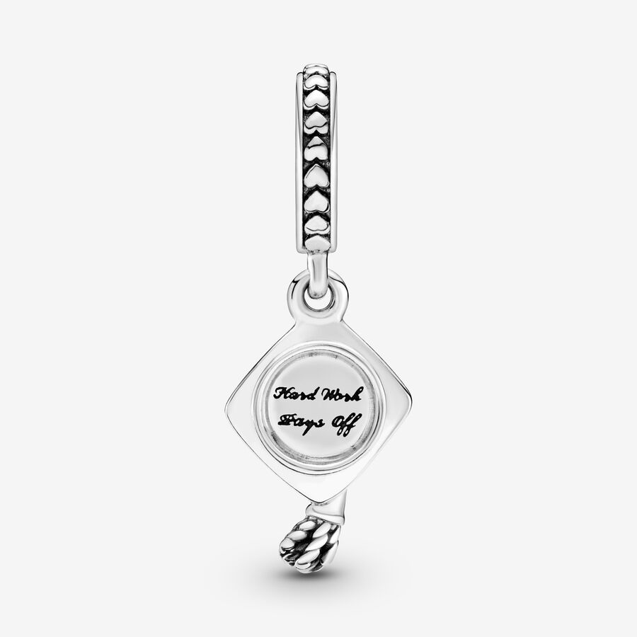 Pandora Graduation Cap Dingla Silver | 875VOEGMQ