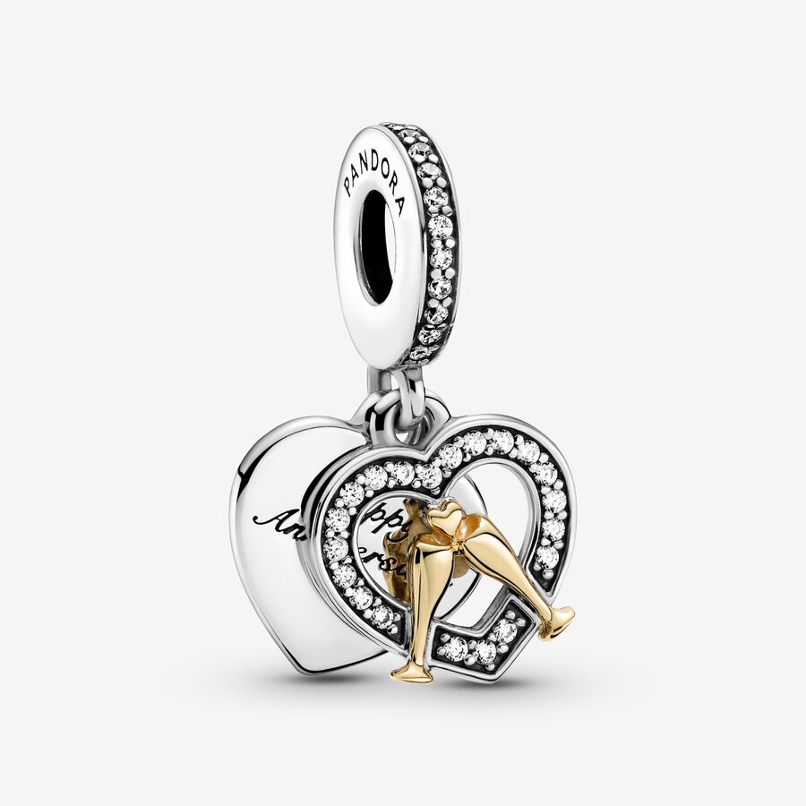 Pandora Happy Anniversary Dingla Two-tone | 906TUCRYF