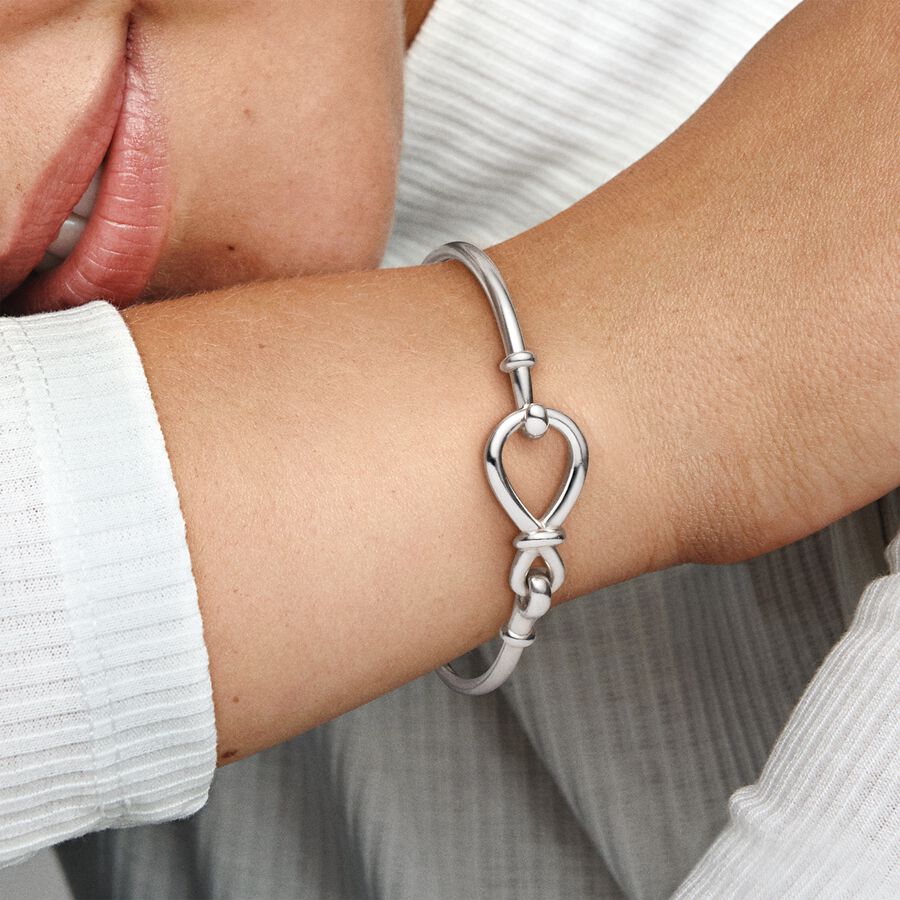 Pandora Infinity Knot Armband Silver | 593MNWQKL