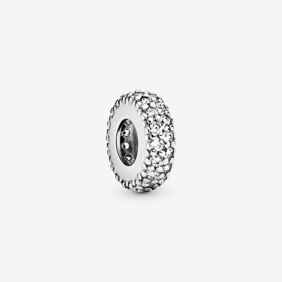 Pandora Inspiration Within with Clear CZ Spacer Silver | 814YRWNEJ