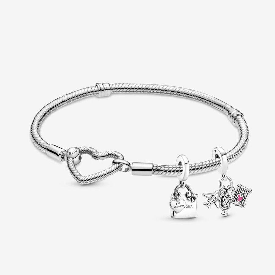 Pandora Jetsetters Berlocker Silver | 025TRNOHA