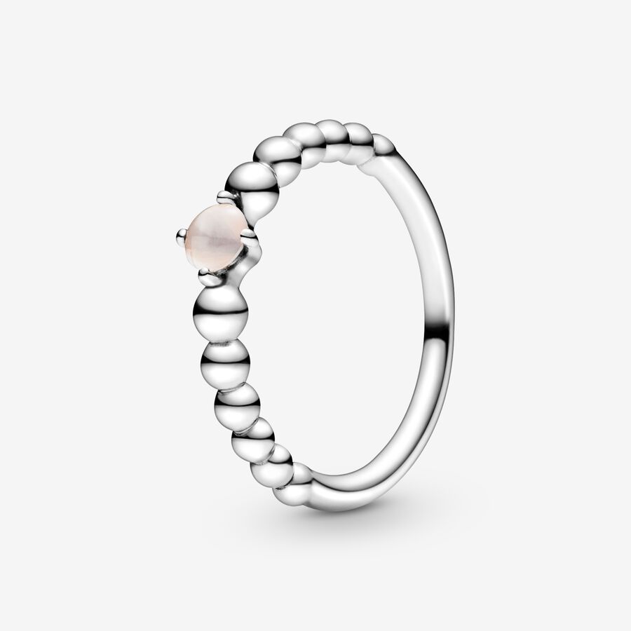 Pandora June Misty Beaded Födelsesten Silver | 305AUVWLB