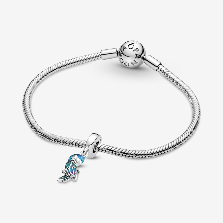 Pandora Jungle Paradise Parrot Dingla Silver | 538ZQYOED