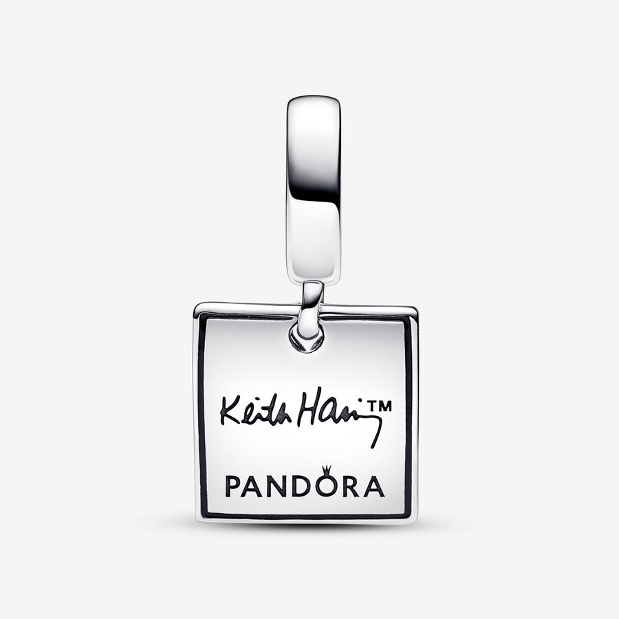 Pandora Keith Haring x Vandrande Double Dingla Silver | 576RSTXYB