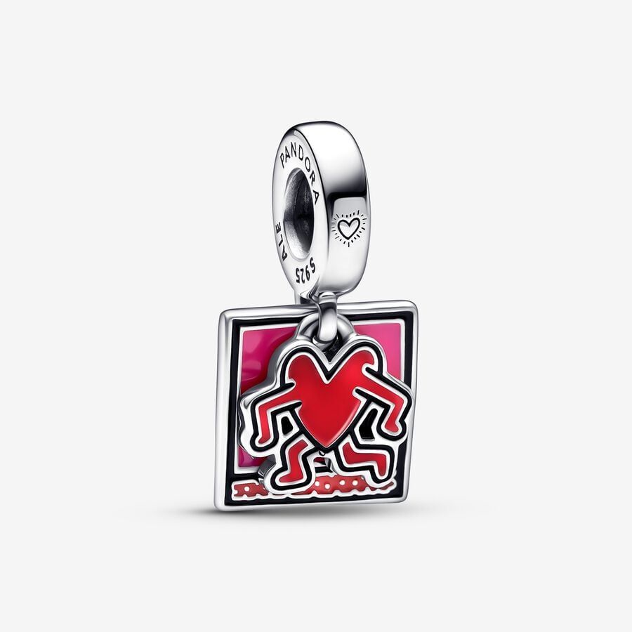 Pandora Keith Haring x Vandrande Double Dingla Silver | 576RSTXYB