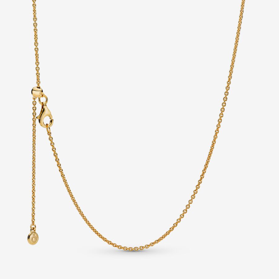 Pandora Klassiska Cable Berlocker Guld | 386ZTSOWN