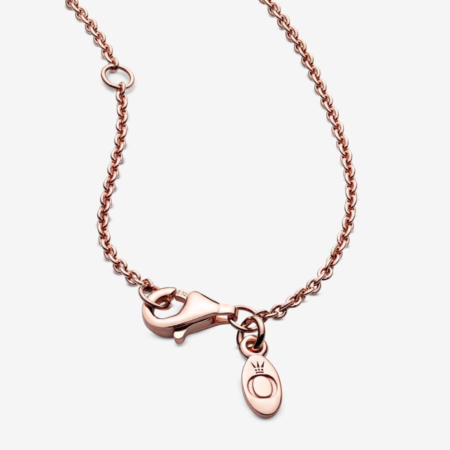 Pandora Klassiska Cable Berlocker Rosa Guld | 273MDFPUL