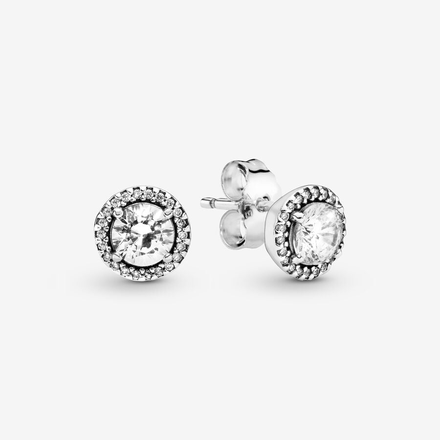 Pandora Klassiska Elegance with Clear CZ Hingst Silver | 532XVLSHM