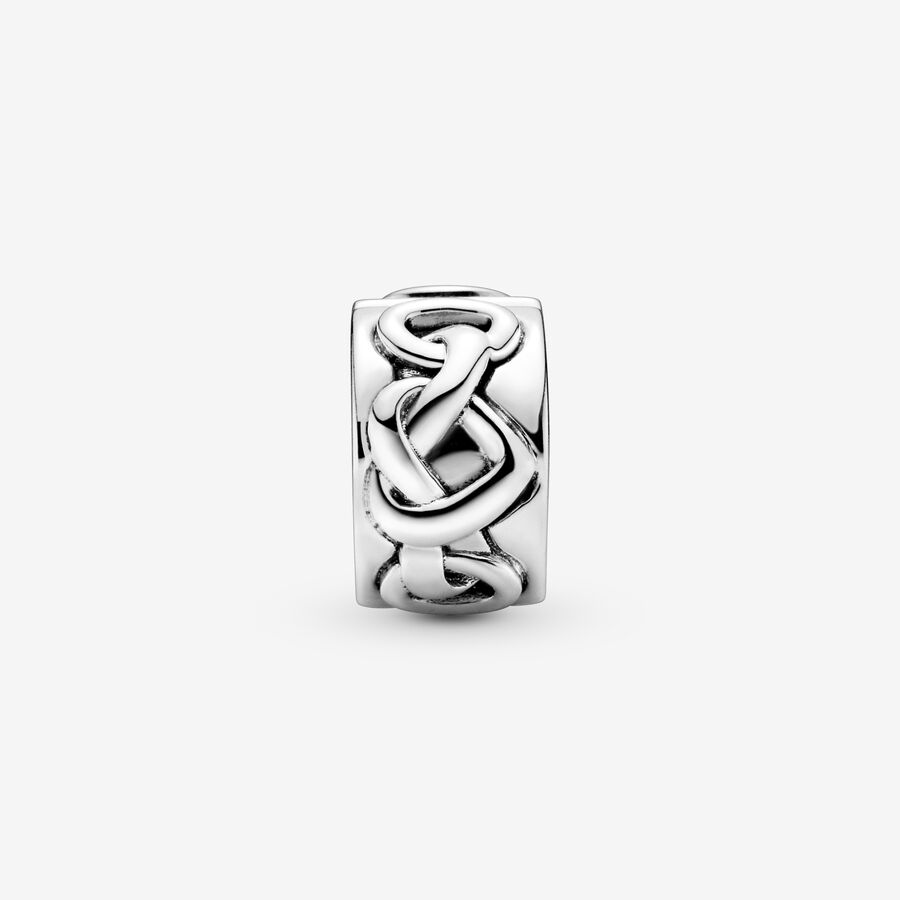 Pandora Knotted Clip Clips Silver | 314LIUKME